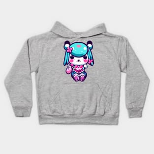 A CUTE KAWAI Panda illustration Kids Hoodie